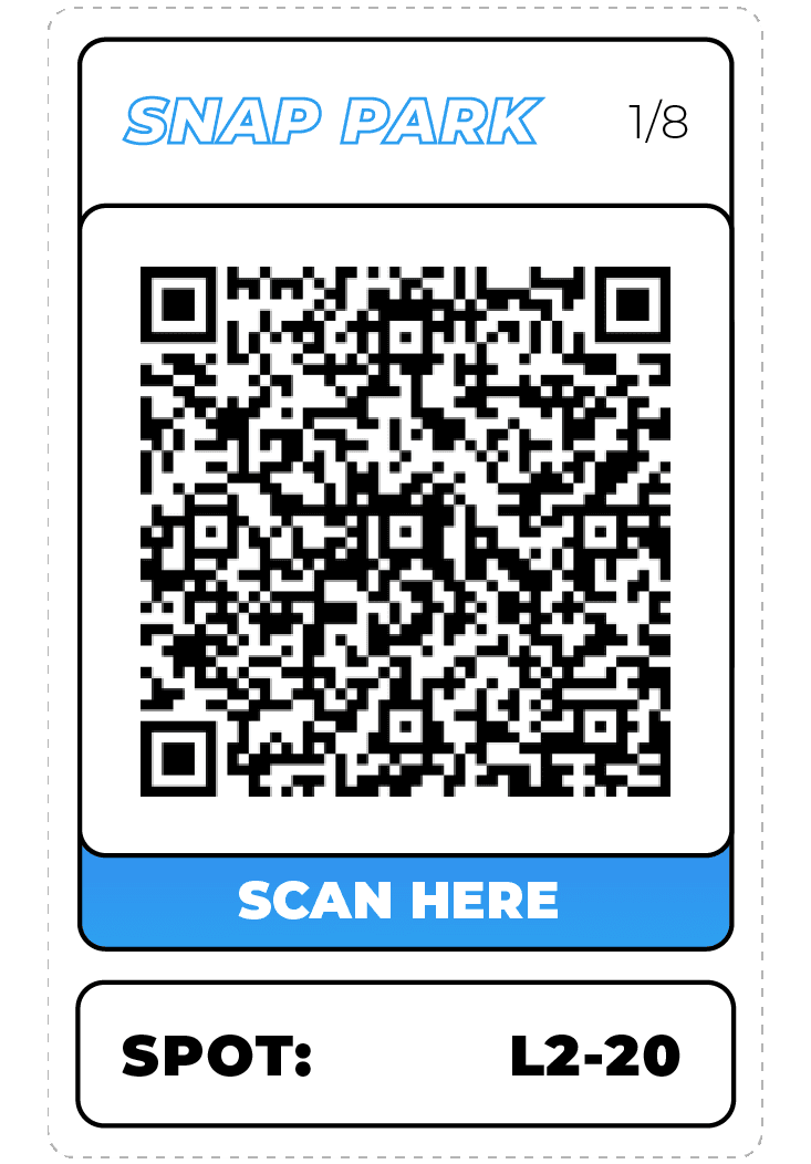 An example of a QR Code Sticker.